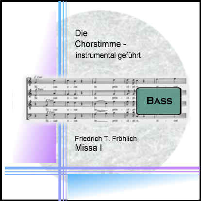 Froehlich, Missa in d-Moll mit "Parvule natus est nobis" Bass
