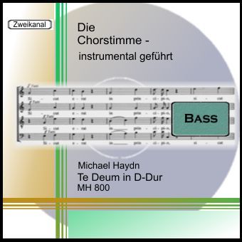Haydn J.M., Te Deum MH 800 Bass